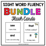 BUNDLE Reading High Frequency Sight Word Sentences Flashcards