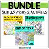 BUNDLE Skittles Writing Activities - St. Patrick's Day- En