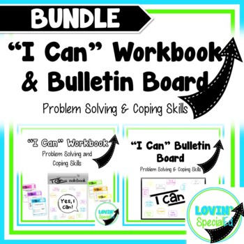 Preview of BUNDLE Social Emotional Learning Skills Workbook & Bulletin Board