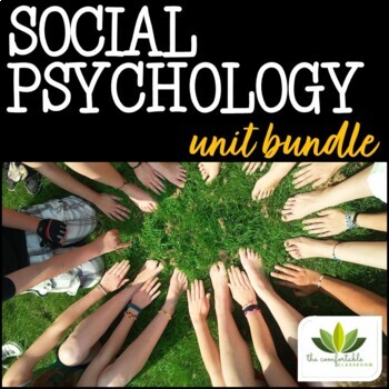 Preview of Social Psychology *UNIT BUNDLE*