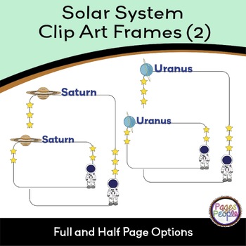 solar system clip art borders