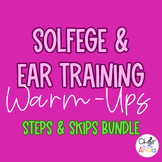 BUNDLE: Solfege & Ear Training Warm-Ups (STEPS & SKIPS)