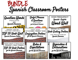 SPANISH CLASSROOM POSTERS BUNDLE - everything you need!