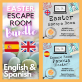 BUNDLE - Spanish + English EASTER Escape Room - Digital ac
