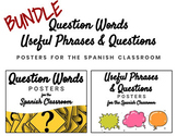 Question Words + Useful Phrases - SPANISH POSTERS BUNDLE