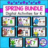 BUNDLE - Spring Math and ELA Digital Activities for K | Di