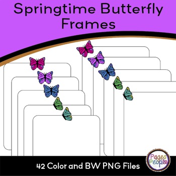 butterfly clipart border