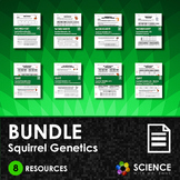 BUNDLE - Squirrel Genetics Worksheets & Quizzes - Distance