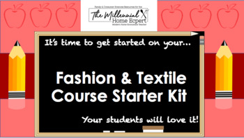 Preview of BUNDLE Starter Kit for Textile & Fashion Course (FCS)