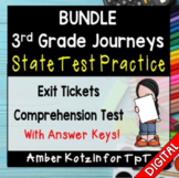 BUNDLE State Test Prep - Distance Learning - 3rd Grade Journeys 2014/2017