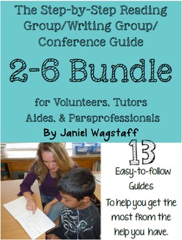 Preview of BUNDLE Step-by-Step Reading Group & Writing Guides for Tutors & Volunteers 2-6