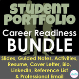 BUNDLE Student Portfolio | Resume | Cover Letter | LinkedI
