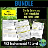 BUNDLE Study Guides for Final AICE Environmental Exam