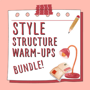 Preview of BUNDLE: Style Structure Warm-Ups with Wall Posters