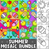 BUNDLE Summer Mosaic Art Project | Collaborative Poster - 
