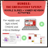 BUNDLE- THE CIRCULATORY SYSTEM: Google Slides and creative