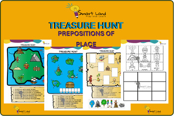 Preview of BUNDLE TREASURE HUNT TODDLERS PREPOSITIONS