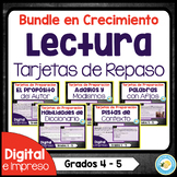 BUNDLE | Tarjetas de Repaso de Lectura (ESPAÑOL) | Digital