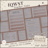 BUNDLE Teacher Notes with Teacher Clarity for IQWST Sci 6