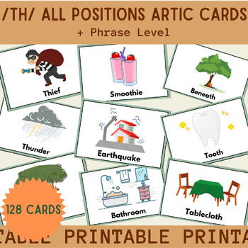 Preview of BUNDLE: Th-All Positions + Phrase Level Initial: 129 CARD SET