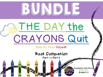 Preview of BUNDLE: The Day The Crayons Quit Book Companions 1 & 2