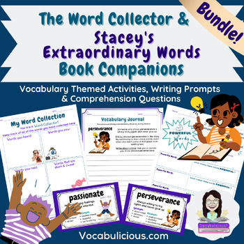 Preview of BUNDLE: The Word Collector & Stacey's Extraordinary Words Book Companions