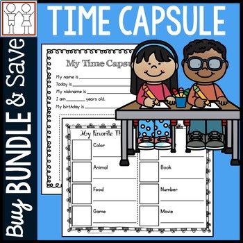 BUNDLE: Time Capsule Beginning of the Year by Catherine S | TPT