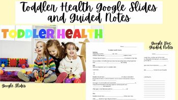 Preview of BUNDLE | Toddler Health Slides and Notes