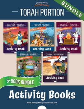 Preview of BUNDLE: Torah Portion Activity Books