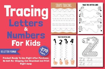 Preview of BUNDLE: Tracing & Writing A-Z Letters and 0-20 Numbers | Handwriting Practice