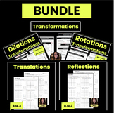 BUNDLE | Transformations | Rotations, Reflections, Transla