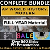 BUNDLE! Unit 1-9 AP World History Modern -- Complete Full-