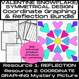 BUNDLE: VALENTINE COORDINATE GRAPHING & REFLECTION Picture