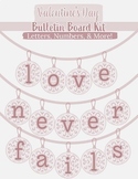 BUNDLE: Valentine's Day Bulletin Board Kit | Soft Pink BOH
