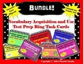 BUNDLE!! Vocabulary Acquisition and Use Task Cards ALL SEV