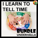 BUNDLE -  What time is it? - Learn the time UNDERHÄLLA clo