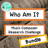 BUNDLE- Who Am I? Five Music Composer Research Challenges