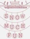 BUNDLE: Winter Bulletin Board Kit | BOHO | Earth Tone Soft