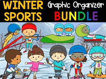 Preview of BUNDLE : Graphics Organizers for Winter Sports and Winter Olympics