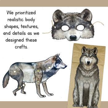 BUNDLE | Wolf | Printable Paper Craft Templates | Wolves by Simply ...