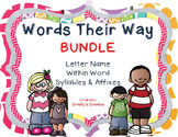 {BUNDLE #1} Words Their Way - Letter Name, Within Word, Sy