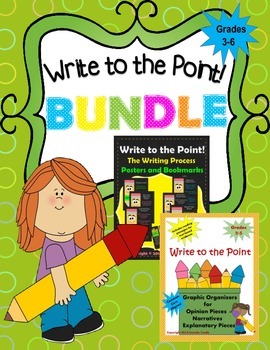 Preview of BUNDLE! Write to the Point! (Graphic Organizers/Passages AND Posters/Bookmarks)