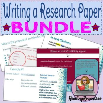 Preview of BUNDLE: Writing a Research Paper