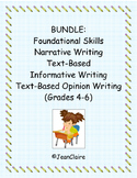 BUNDLE: Year-Long Common Core Writing Prompts (Grades 4-6)