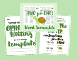 BUNDLE: Yertle the Turtle ELA Printables & Activities | Dr