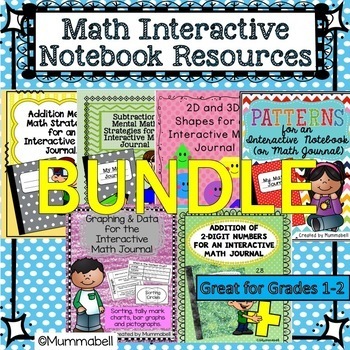 Preview of Math Interactive Notebooks BUNDLE