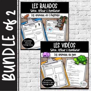 Preview of BUNDLE: listening activities in French | activités de communication orale