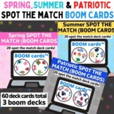BUNDLE of 3 OT BOOM CARD SPOT IT GAMES (SPRING, SUMMER & P