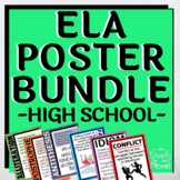 BUNDLE of 40+ HIGH SCHOOL Classroom Posters! Elements of P