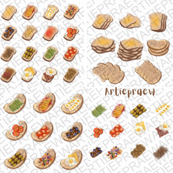 Preview of BUNDLE of Bread & Toppings (Tasty Toast)